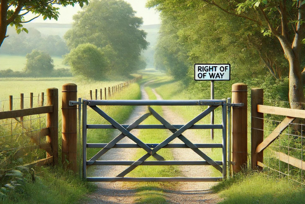 Peut-on mettre un portail sur un droit de passage ?
