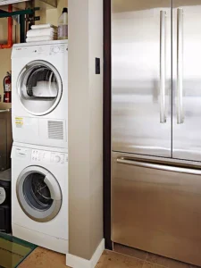 Une parcelle d'espace pour votre buanderie